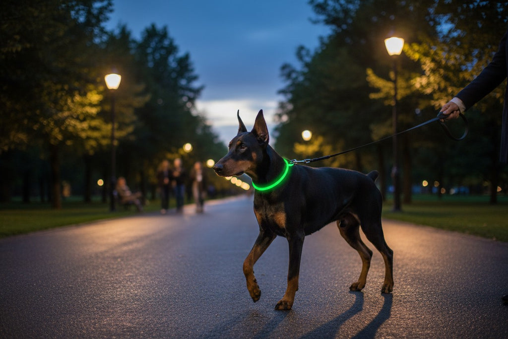 Collar Luminoso de Seguridad para Mascotas Recargable