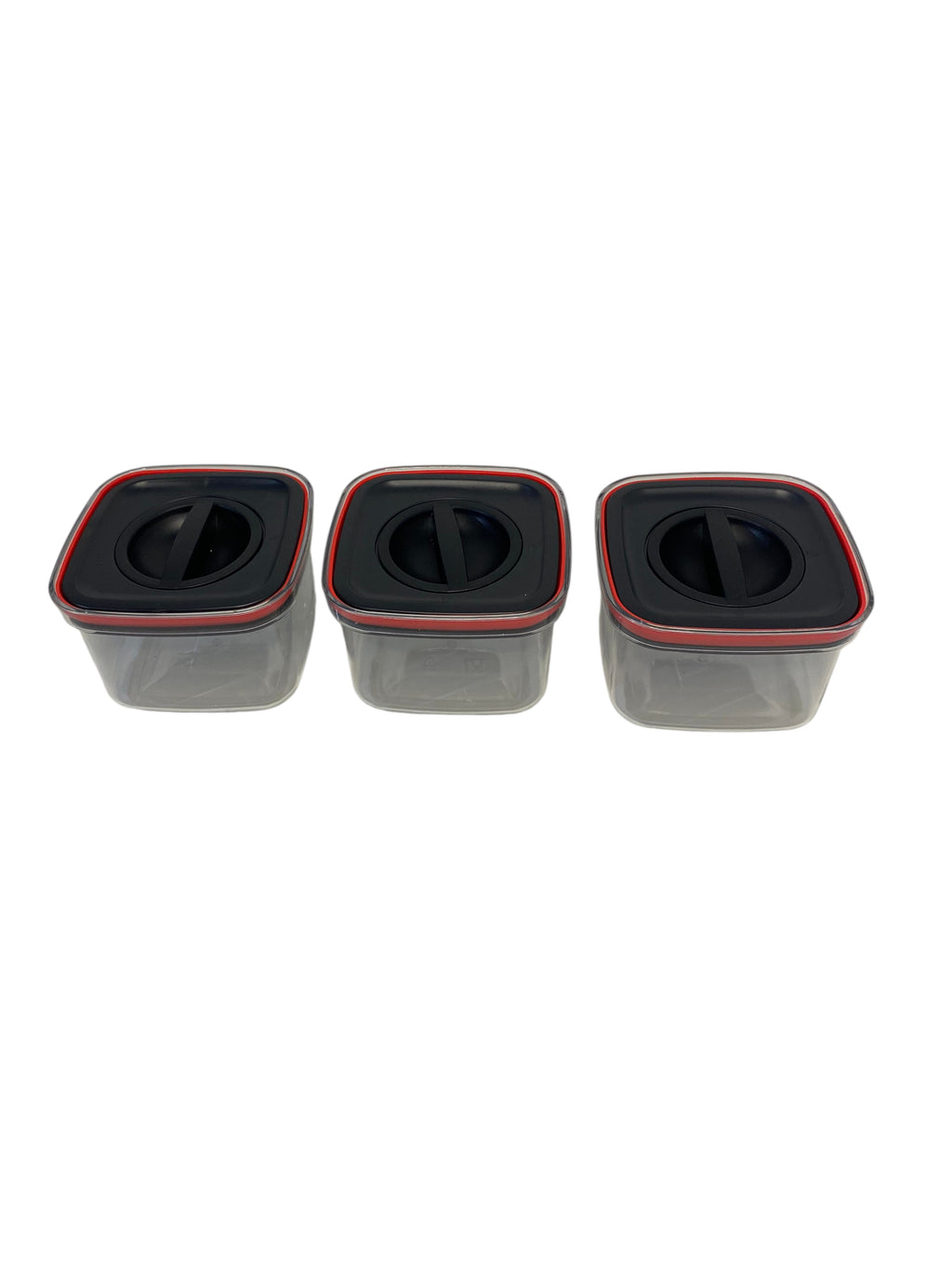 Kit de 3 contenedores hermeticos pequeños (600 ml) Tapa giratoria