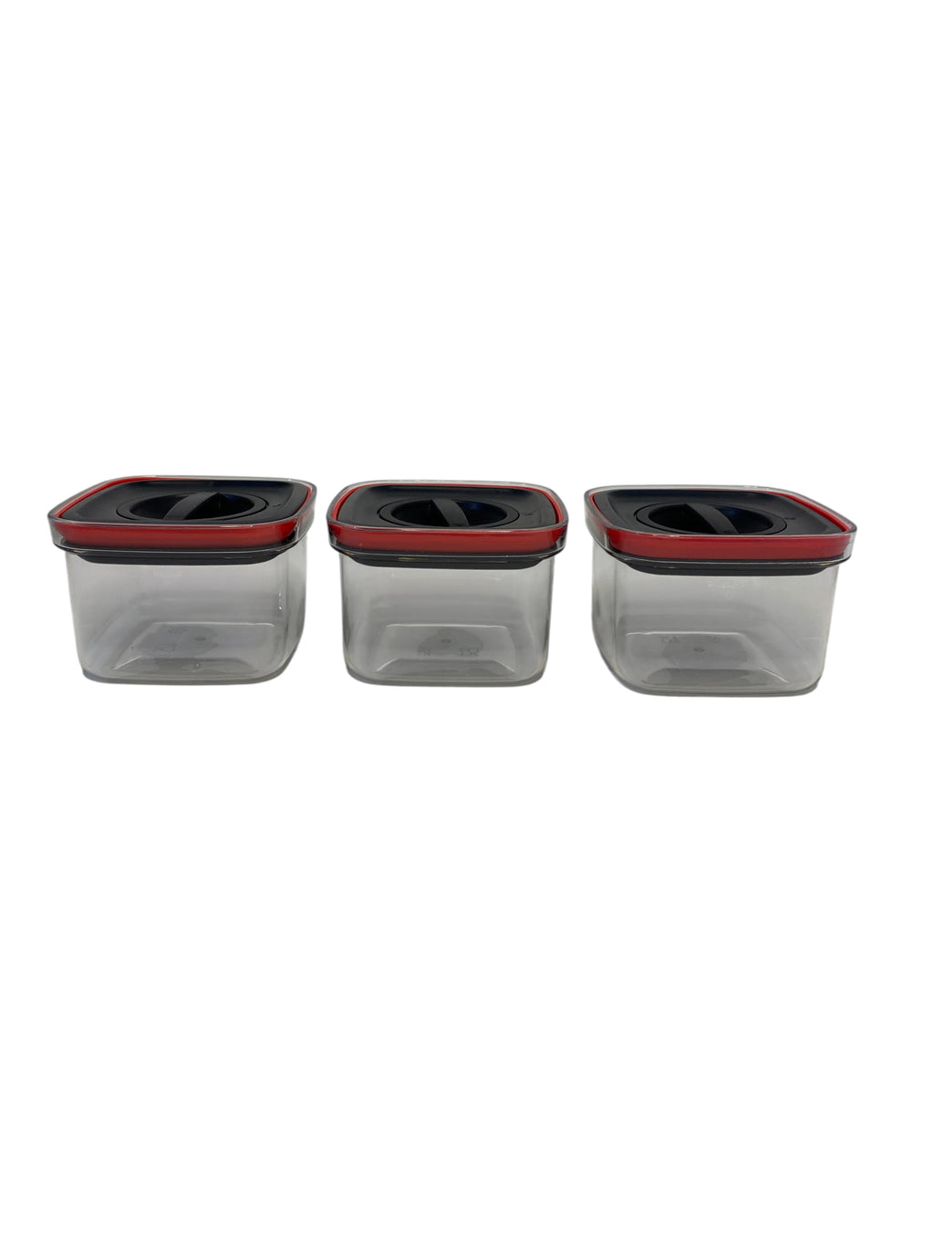 Kit de 3 contenedores hermeticos pequeños (600 ml) Tapa giratoria