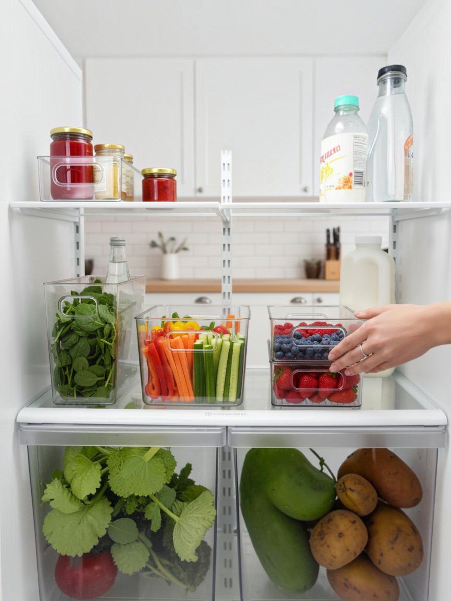 Combo Nevera Organizada x 5 Piezas