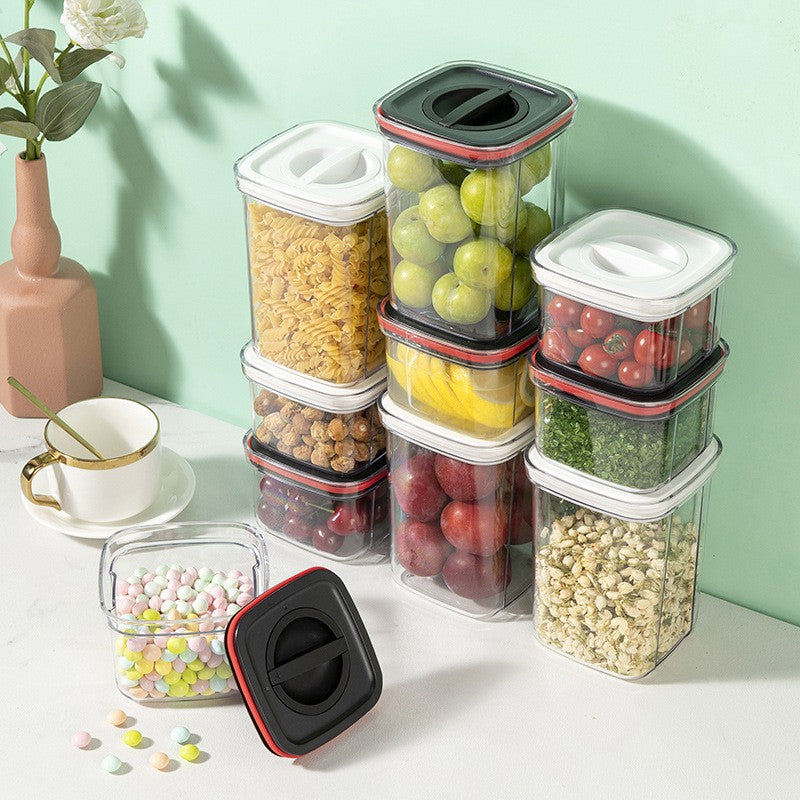 Kit de 3 contenedores hermeticos pequeños (600 ml) Tapa giratoria