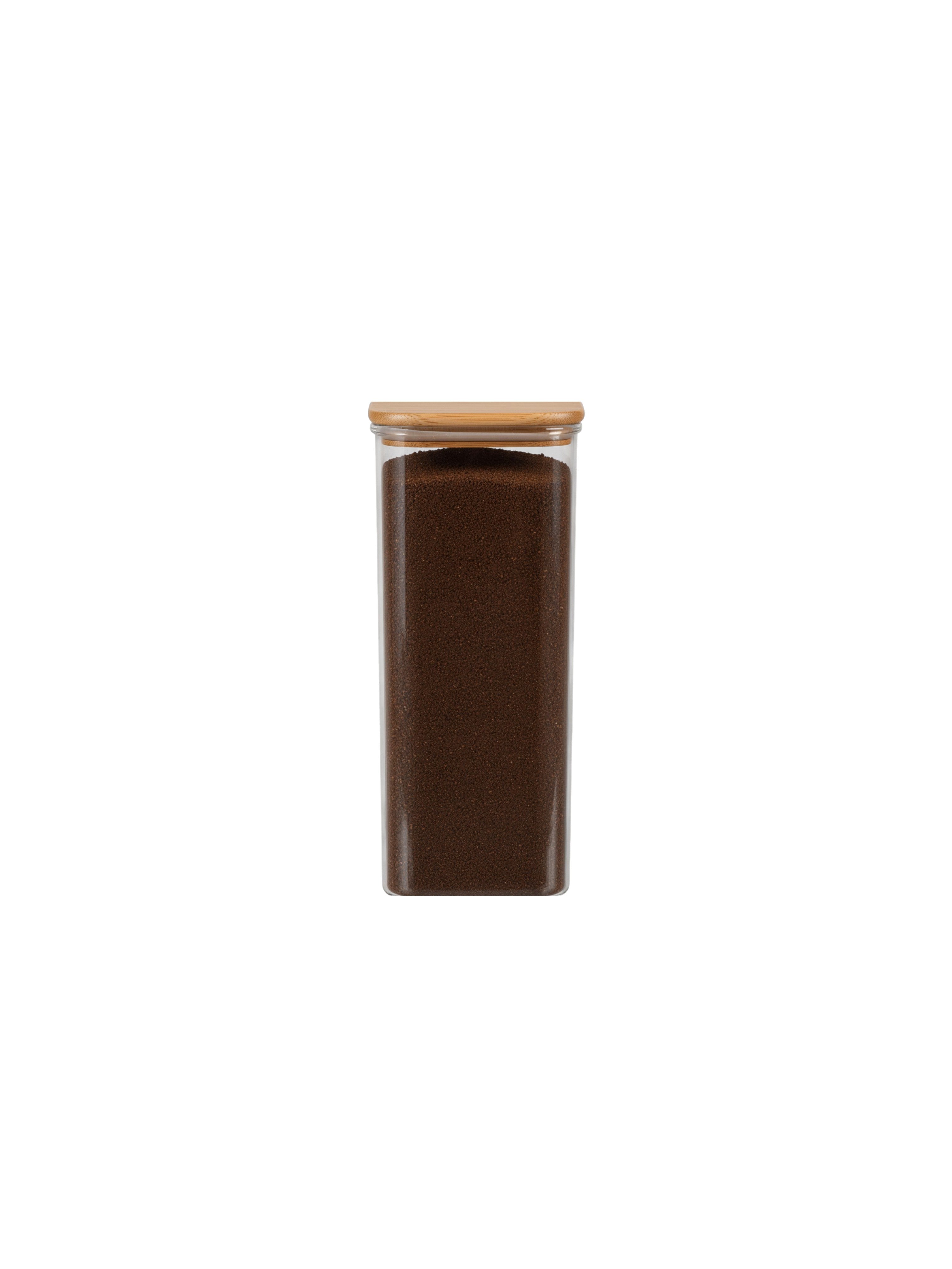 Contenedor Hermetico con Tapa de Bambu - 1200 ml