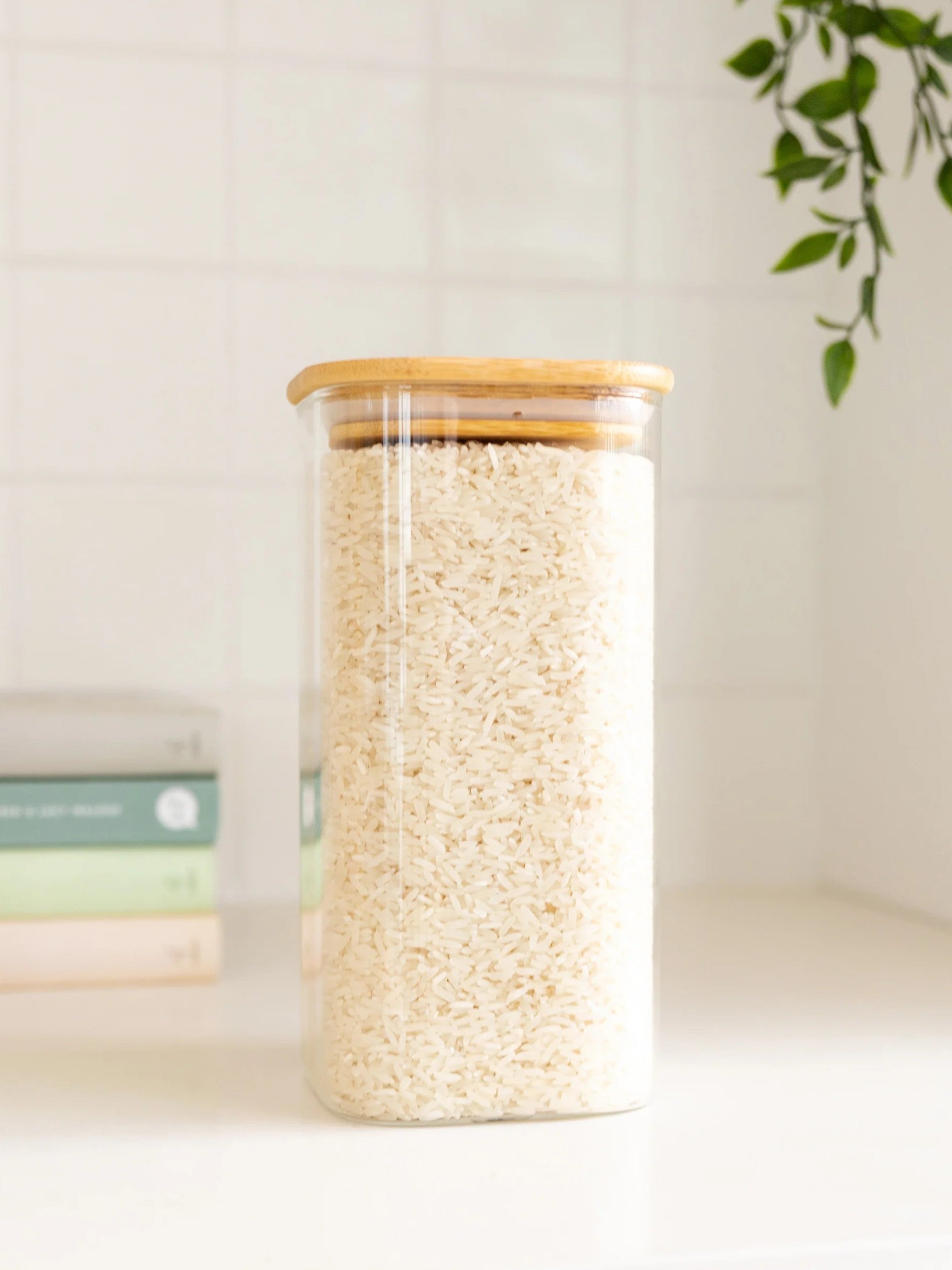 Contenedor Hermetico con Tapa de Bambu - 1200 ml