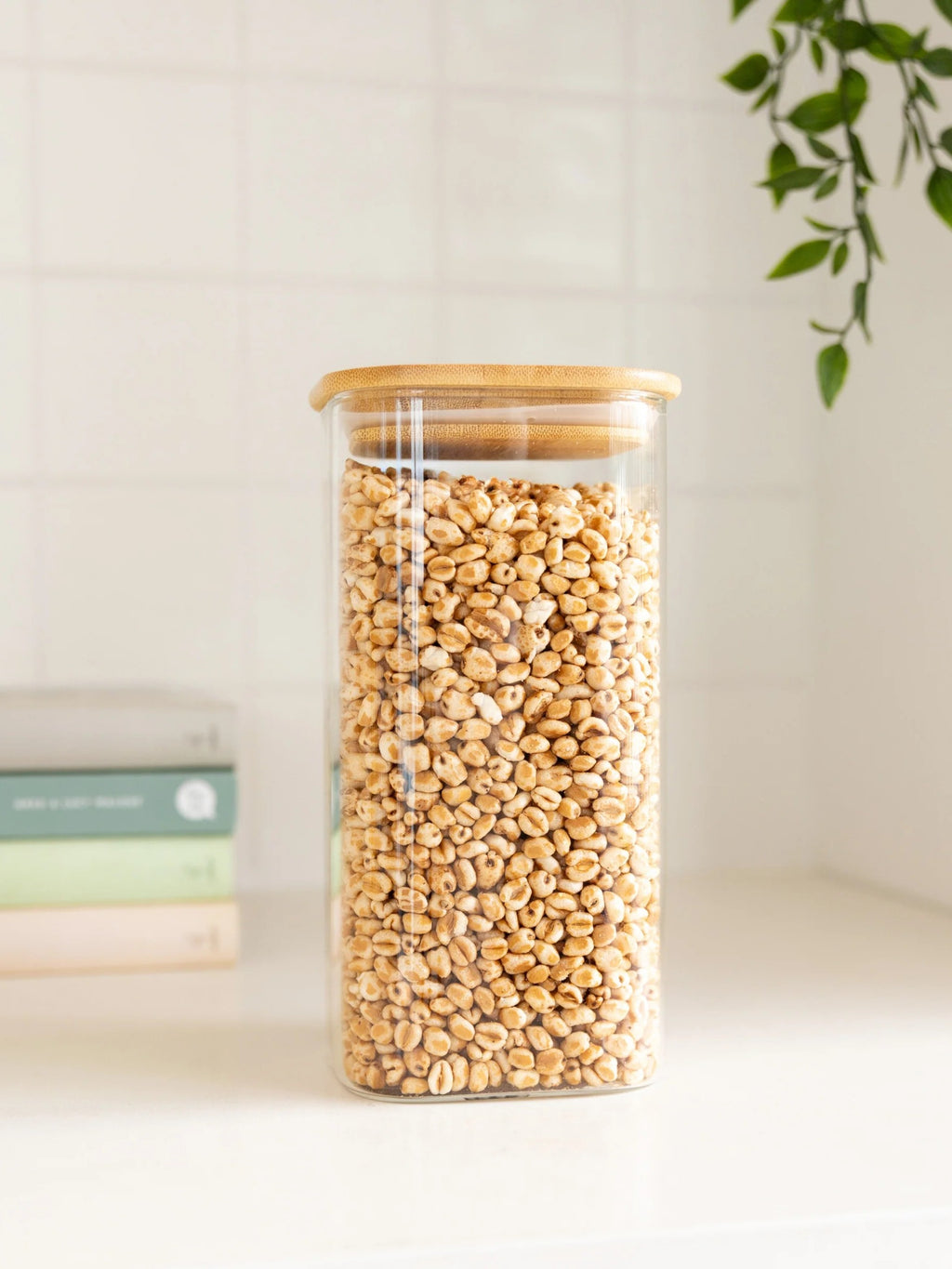 Contenedor Hermetico con Tapa de Bambu - 1200 ml