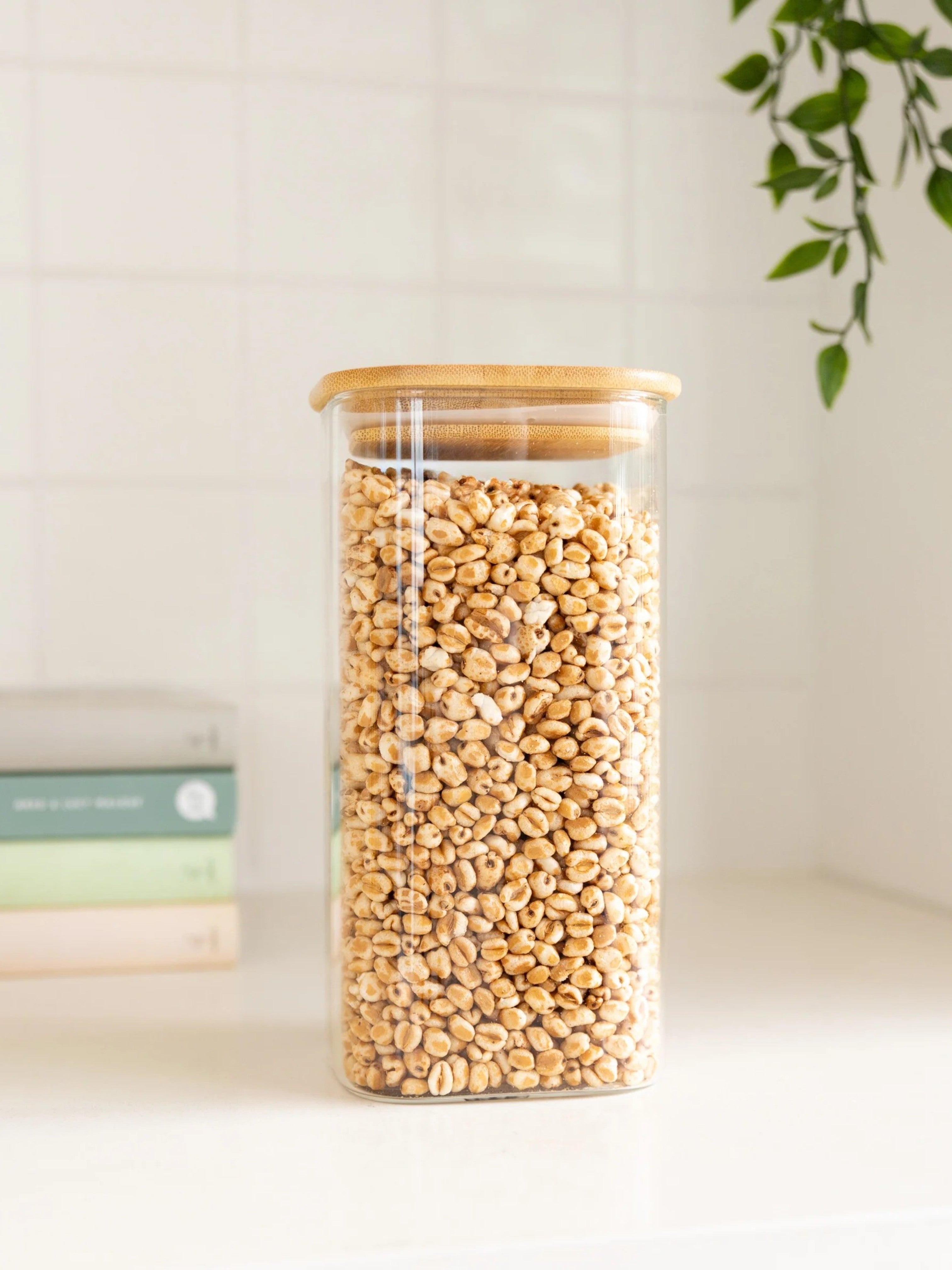Contenedor Hermetico con Tapa de Bambu - 1200 ml