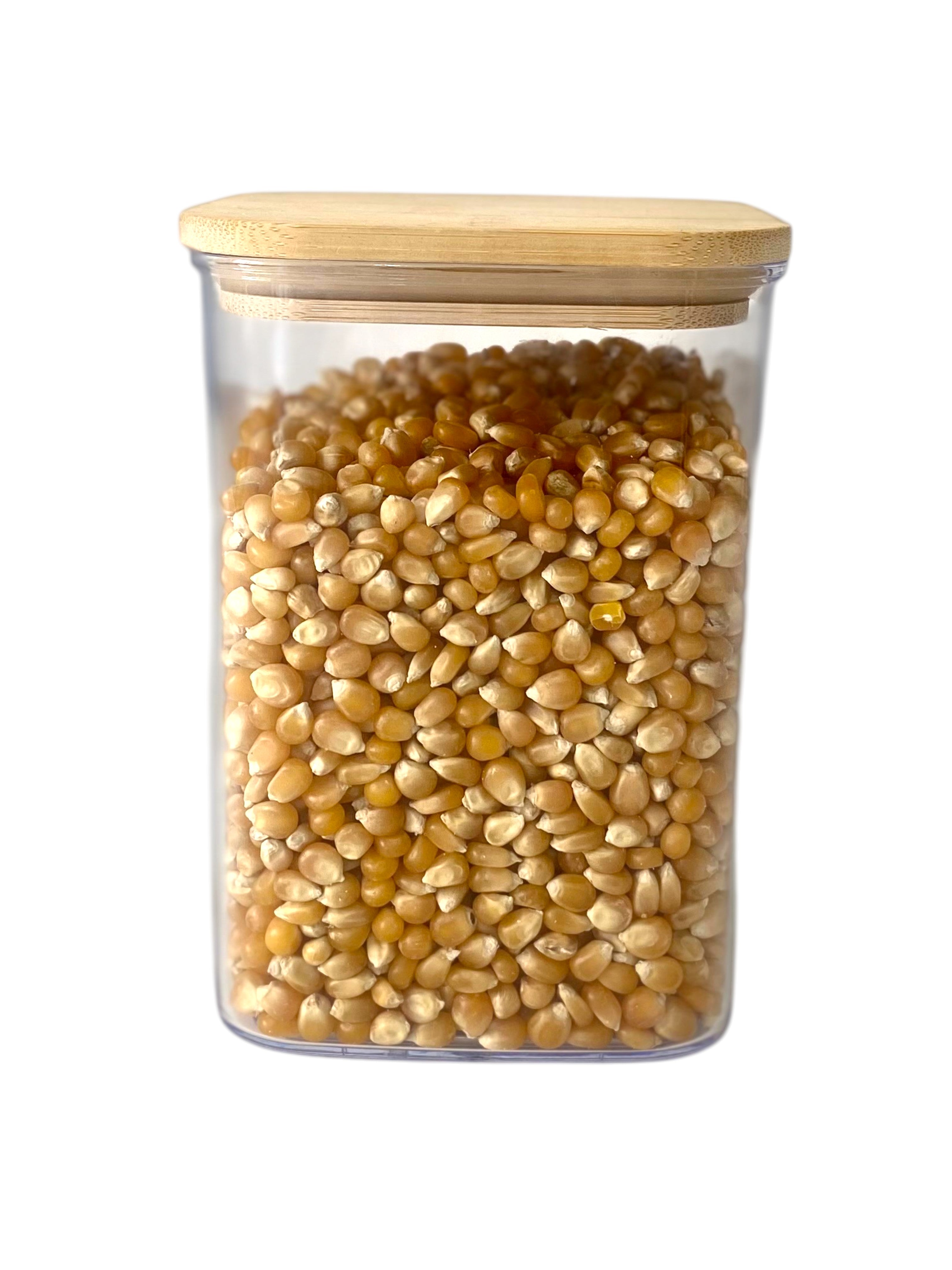 Contenedor Hermetico con Tapa de Bambu - 800 ml