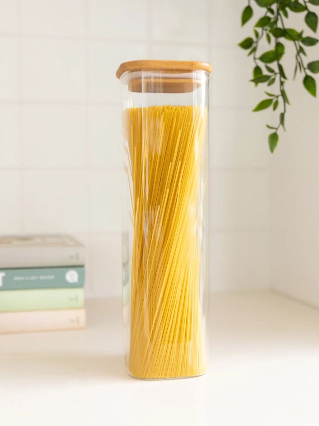 Contenedor Hermetico con Tapa de Bambu - 1900 ml