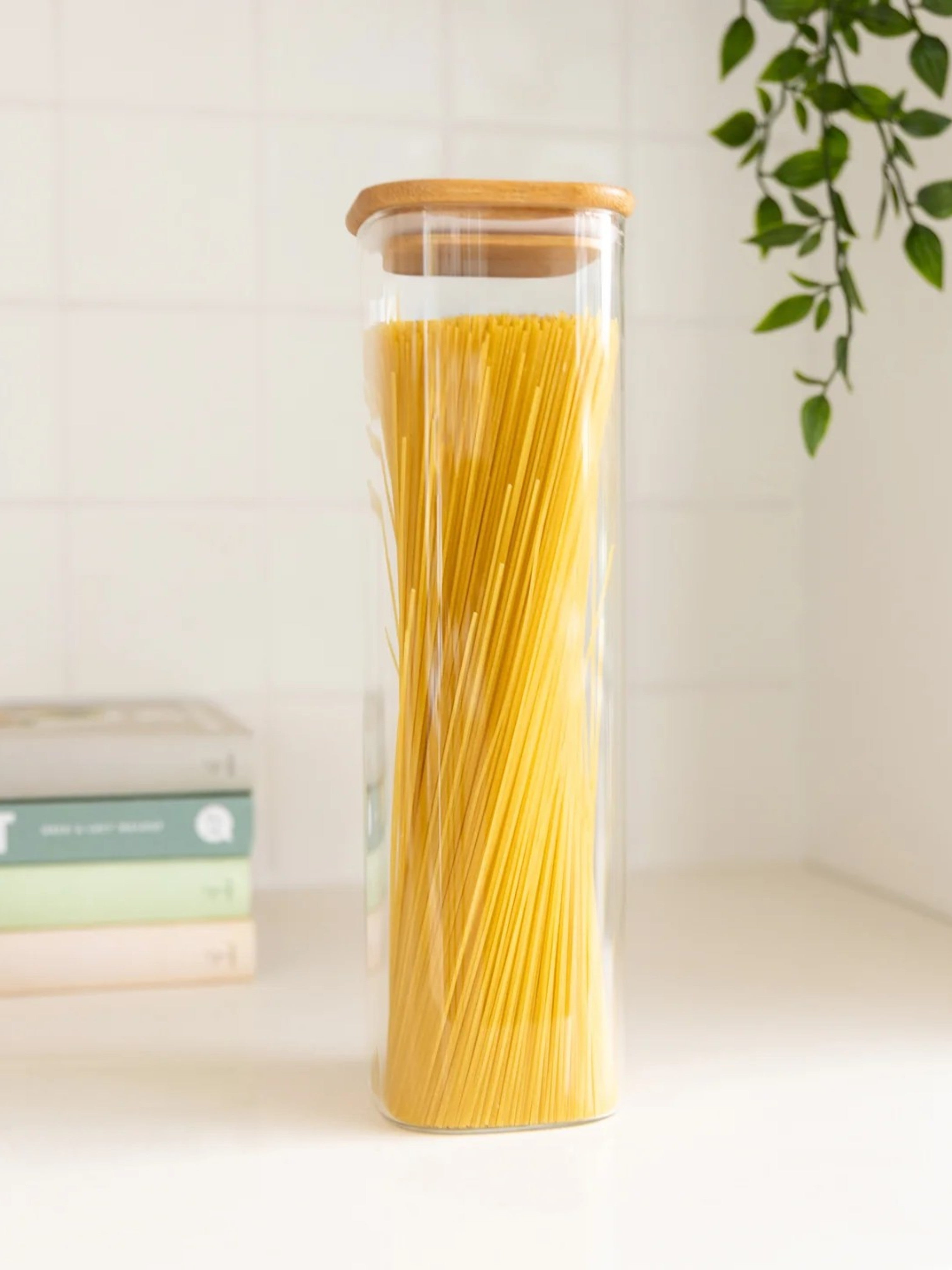 Contenedor Hermetico con Tapa de Bambu - 1900 ml
