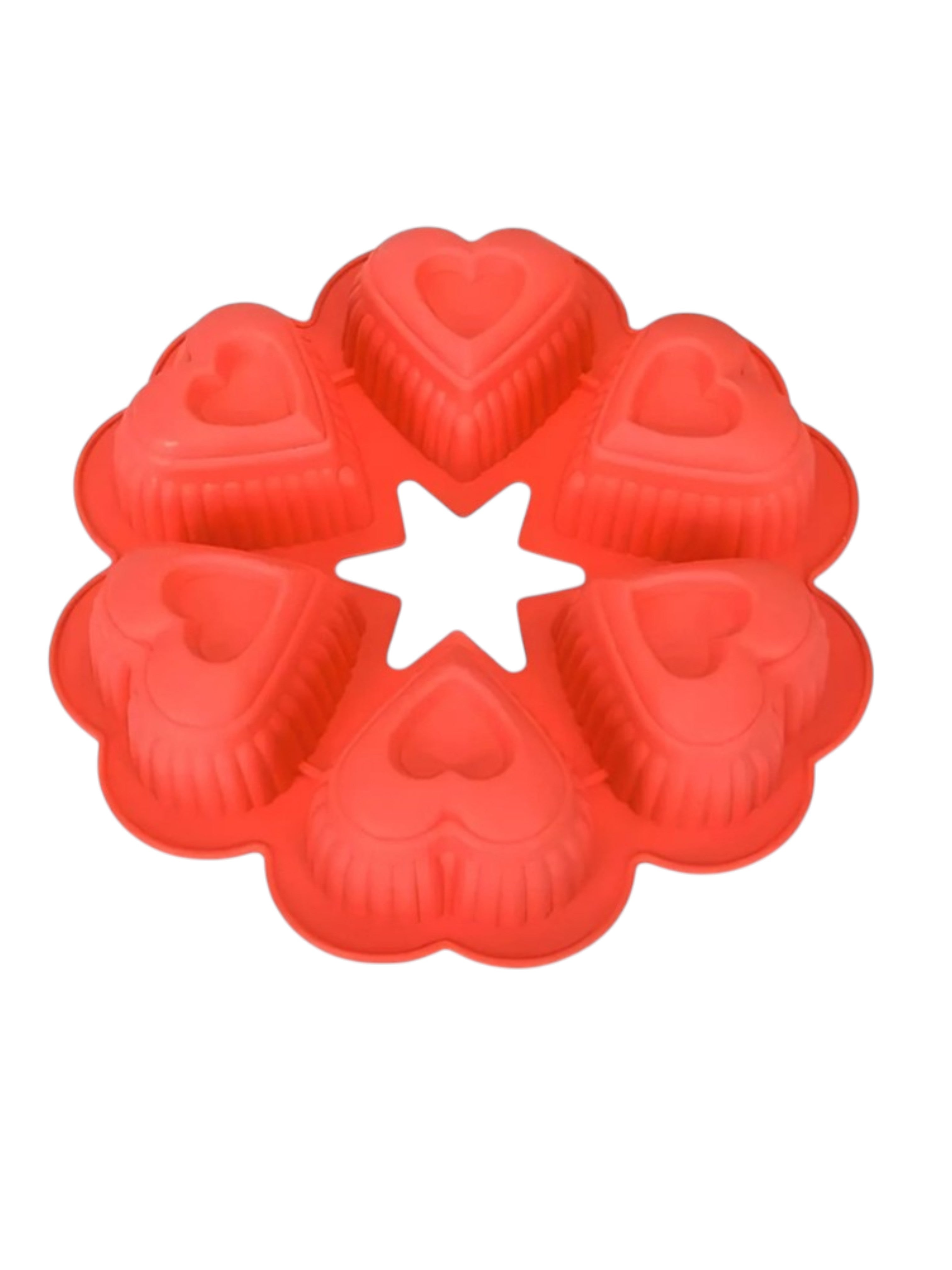 Molde 6 Corazones